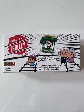 Trial By Trolley Party Game - Brand New Sealed